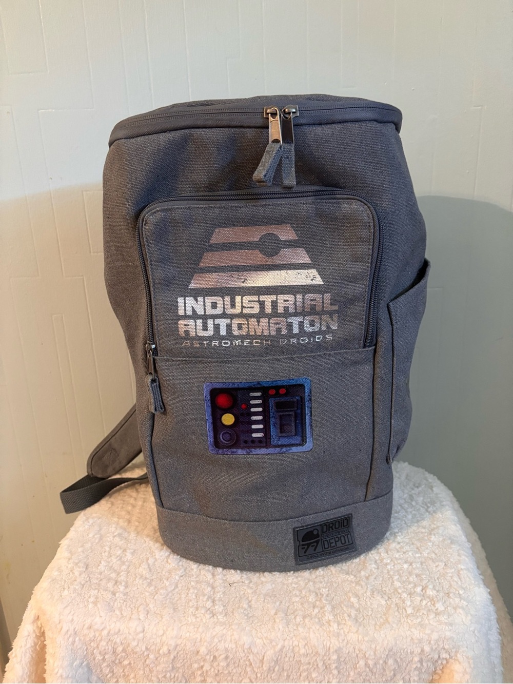 Star Wars Droid Depot Astromech Droid Backpack Gray Industrial Automation Custom